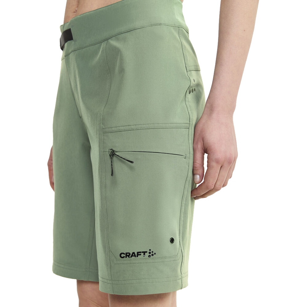 CRAFT Core Offroad XT Shorts with Pad Women - Thyme