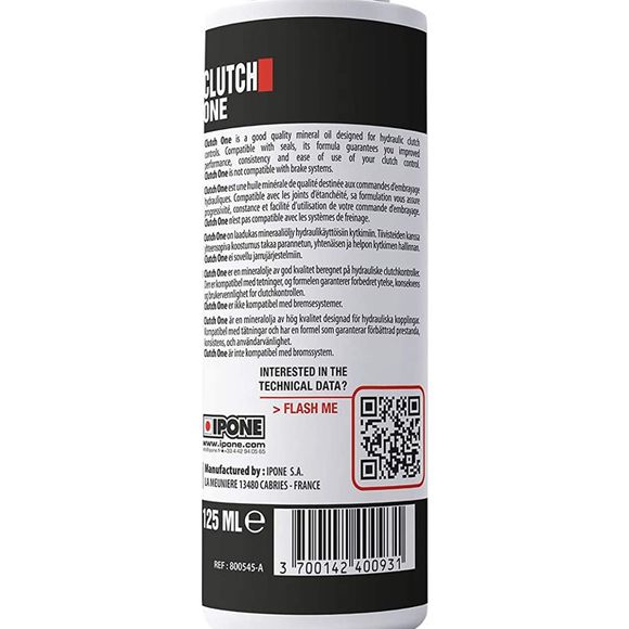 Ipone CLUTCH ONE Clutch Fluid 125 ML UniversalRef: IP0109 / 800545