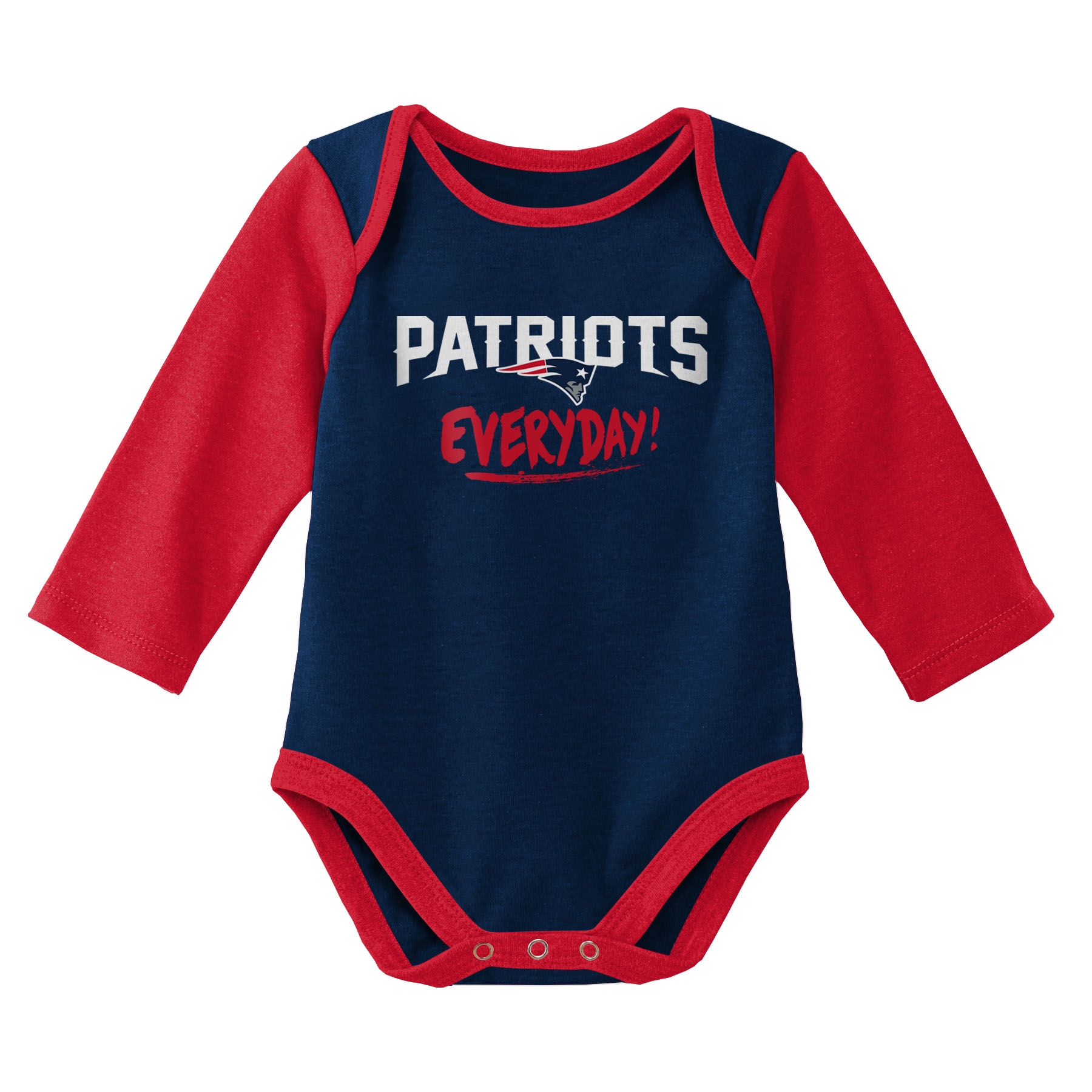 New England Patriots Born to Play NFL Baby Bodysuit Set (2-Piece)