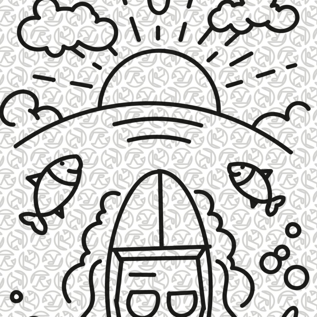 rie:sel design kids:tape Kiddo Frame Protection Film - doodle black