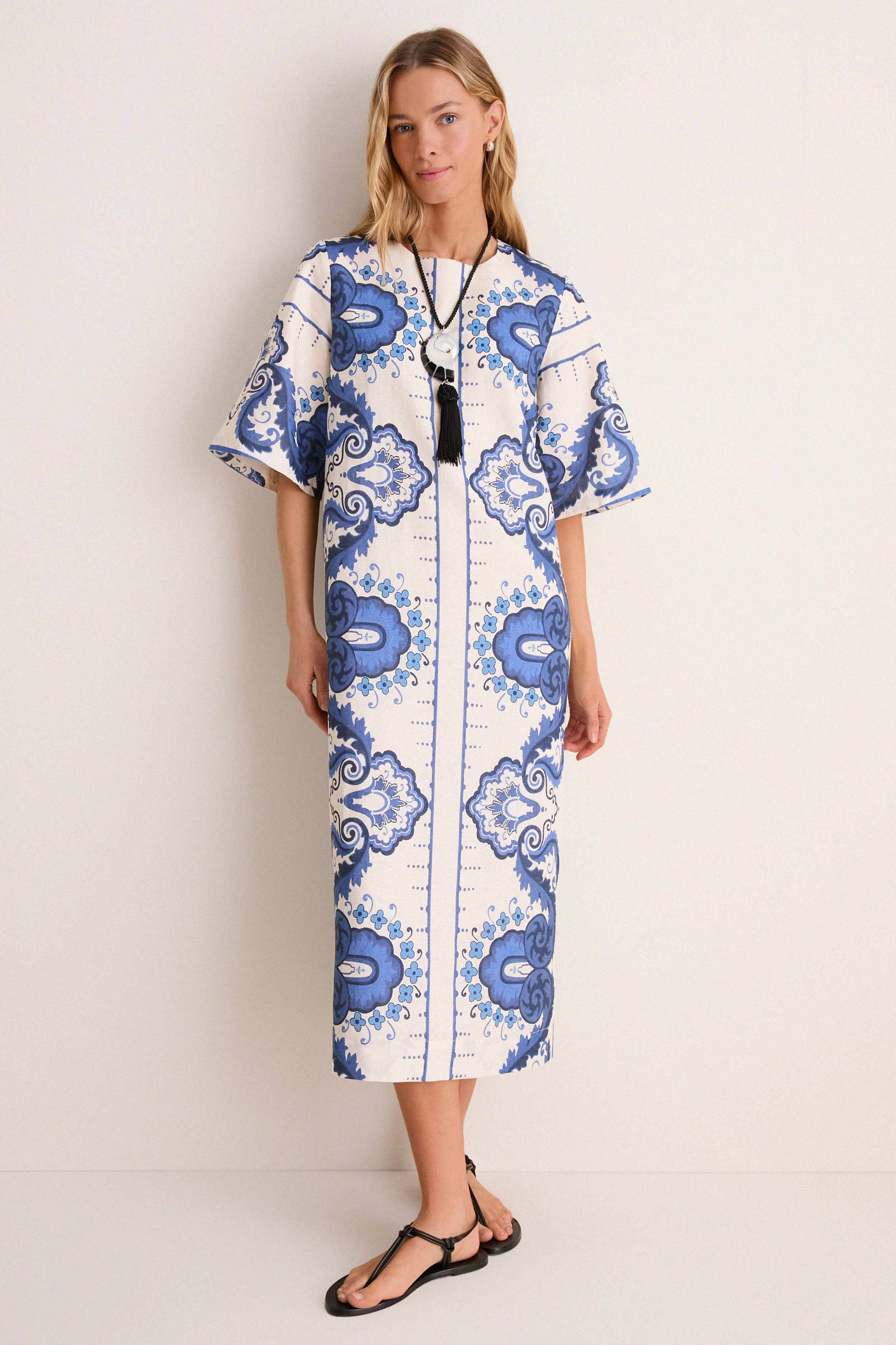 Ultramarine Medallion James Dress