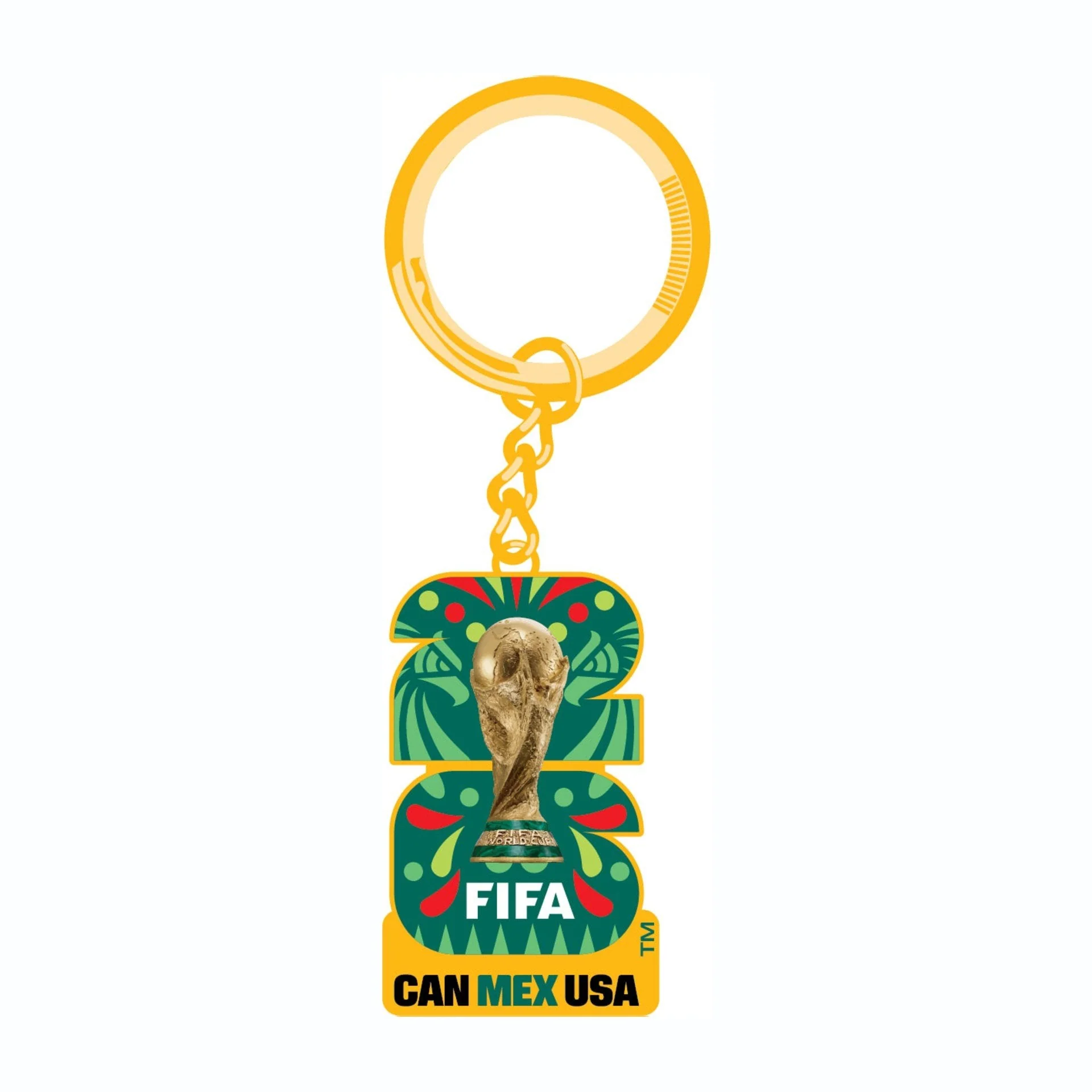 2026 Soccer Fan Collection Host Country Mexico Keychain