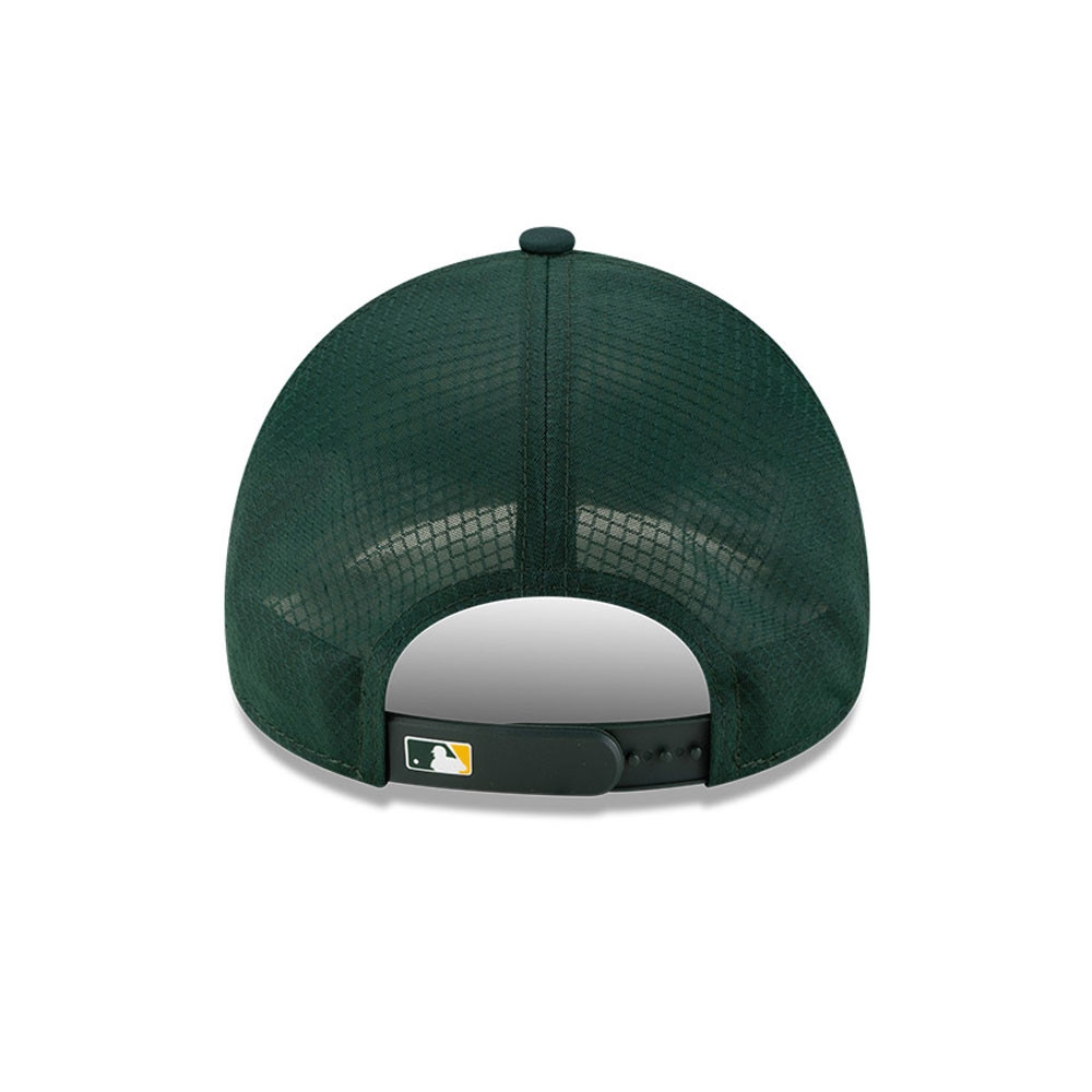 Athletics 2026 MLB Batting Practice 9FORTY APEX Trucker Cap Green