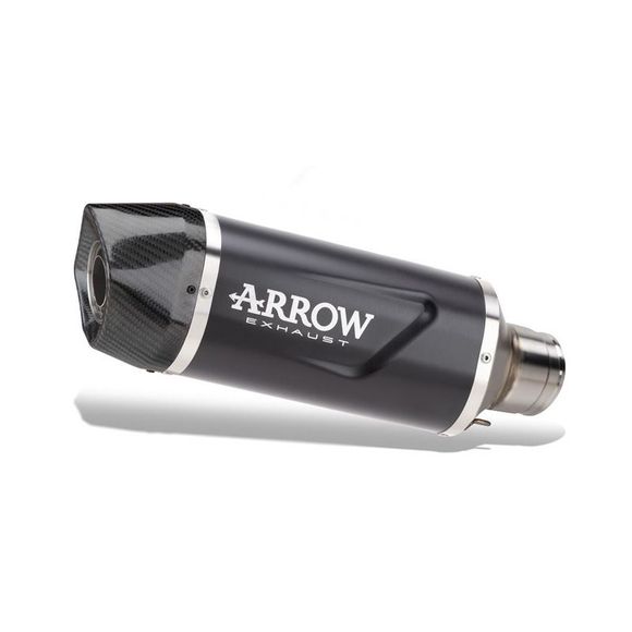 Arrow Indy Race Evo Silencer, Black Aluminum with Carbon End Cap - BlackRef: AW0110 / 72649AKN