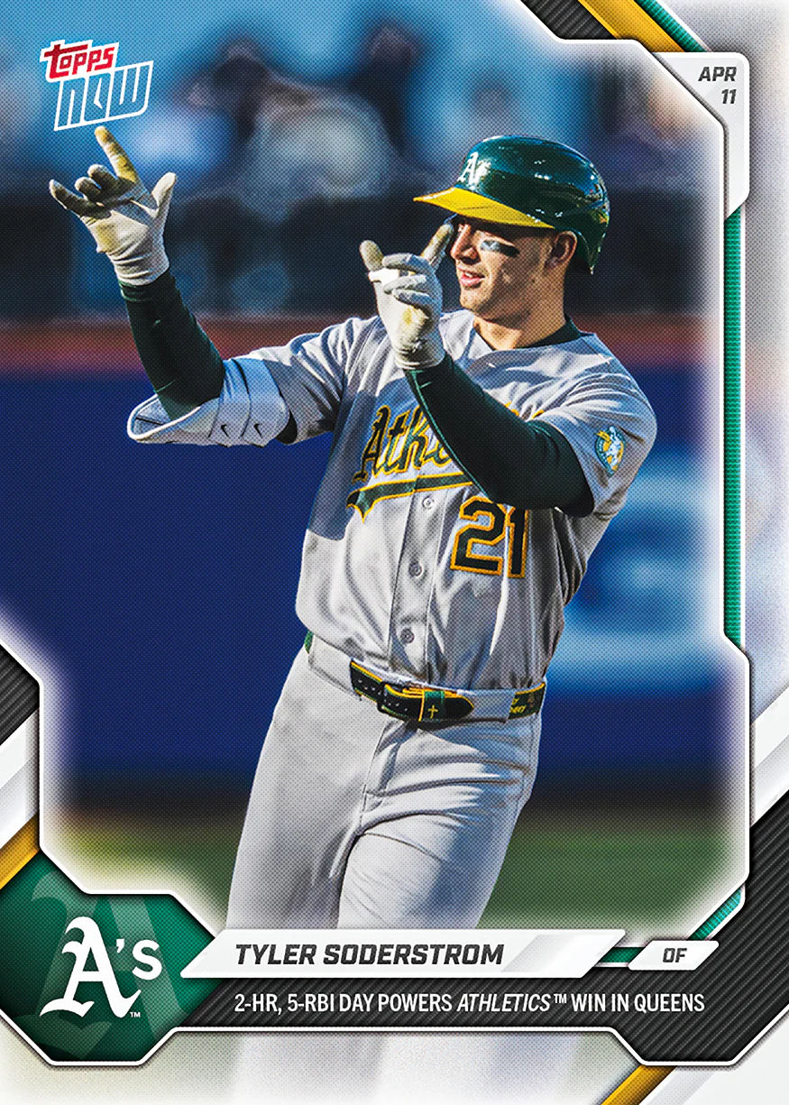 Tyler Soderstrom - 2026 MLB Topps NOW® - Card 72