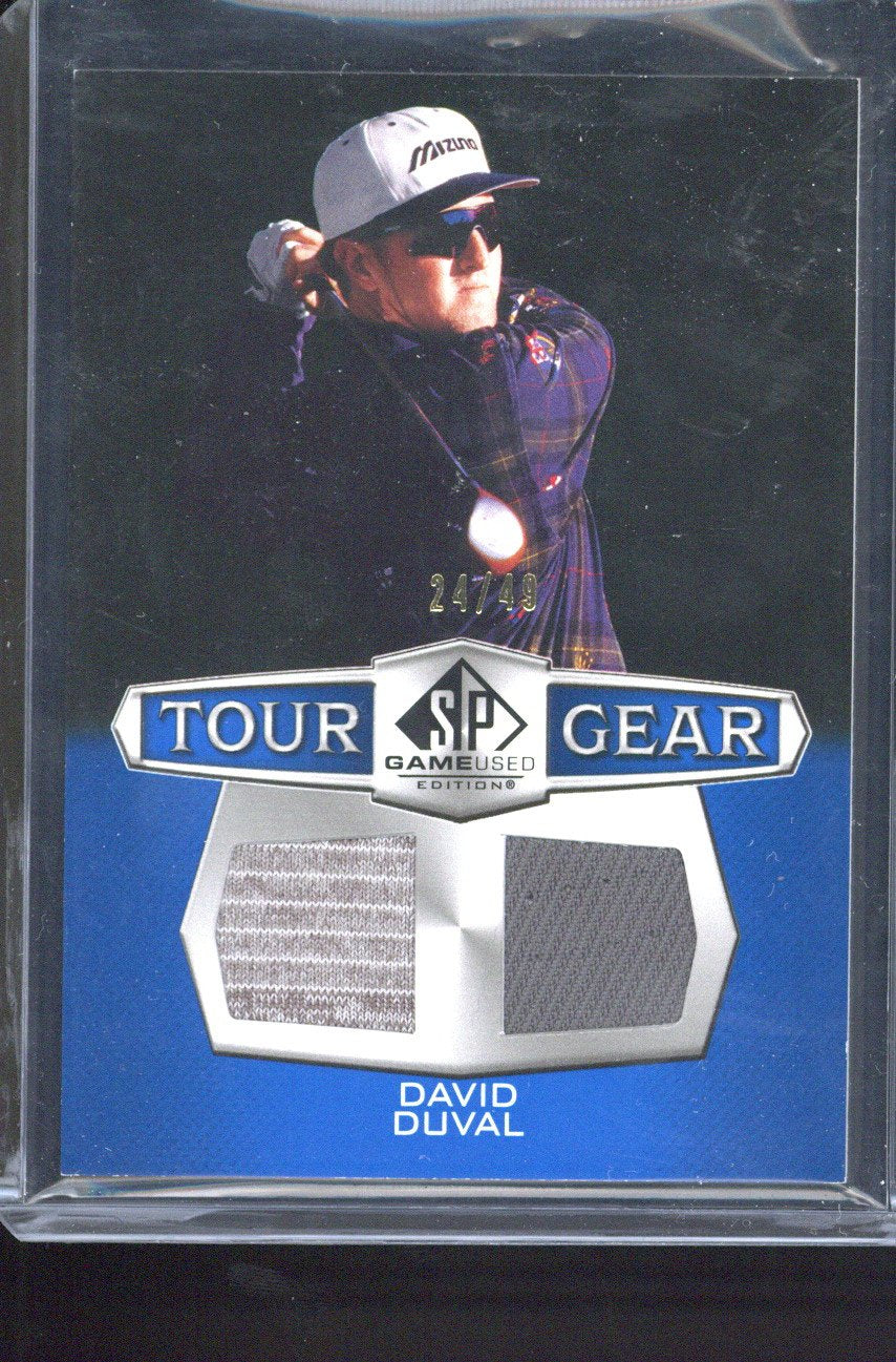 Upper Deck SP Game Used Golf David Duval Relic/49 #TG-DD
