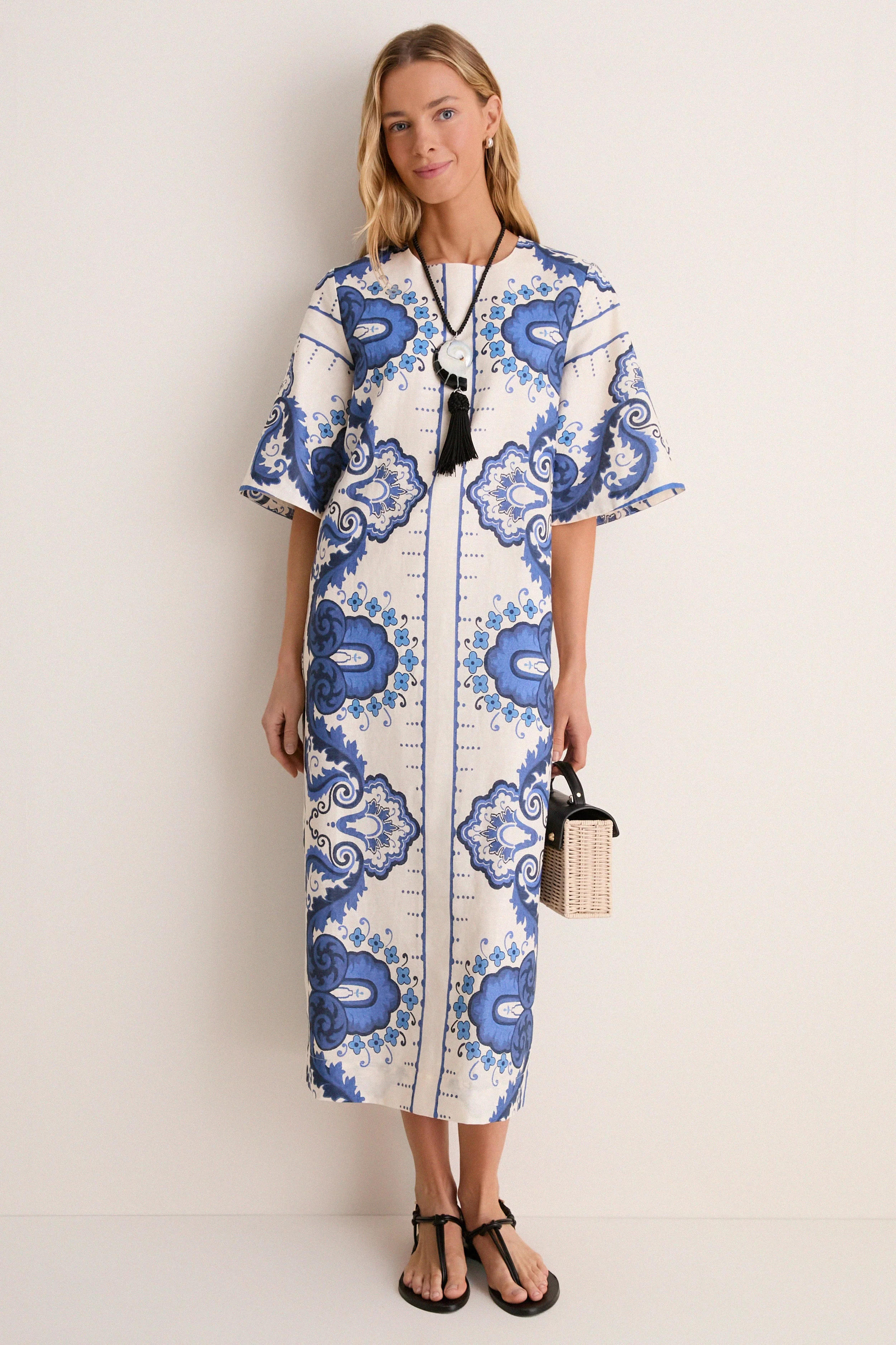 Ultramarine Medallion James Dress