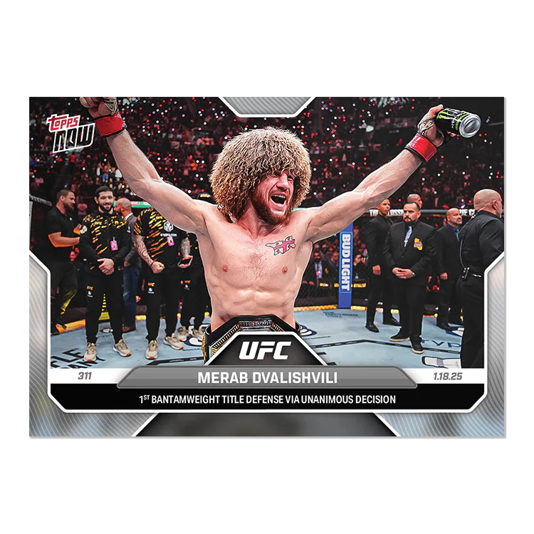 Merab Dvalishvili - 2025 UFC Topps NOW® Card 2