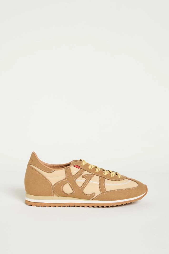 Fabric sneakers - CAMEL BEIGE