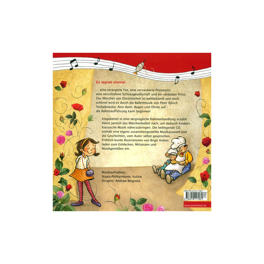 Annette Betz Verlag Dornröschen Musikbilderbuch – Thomann Ireland