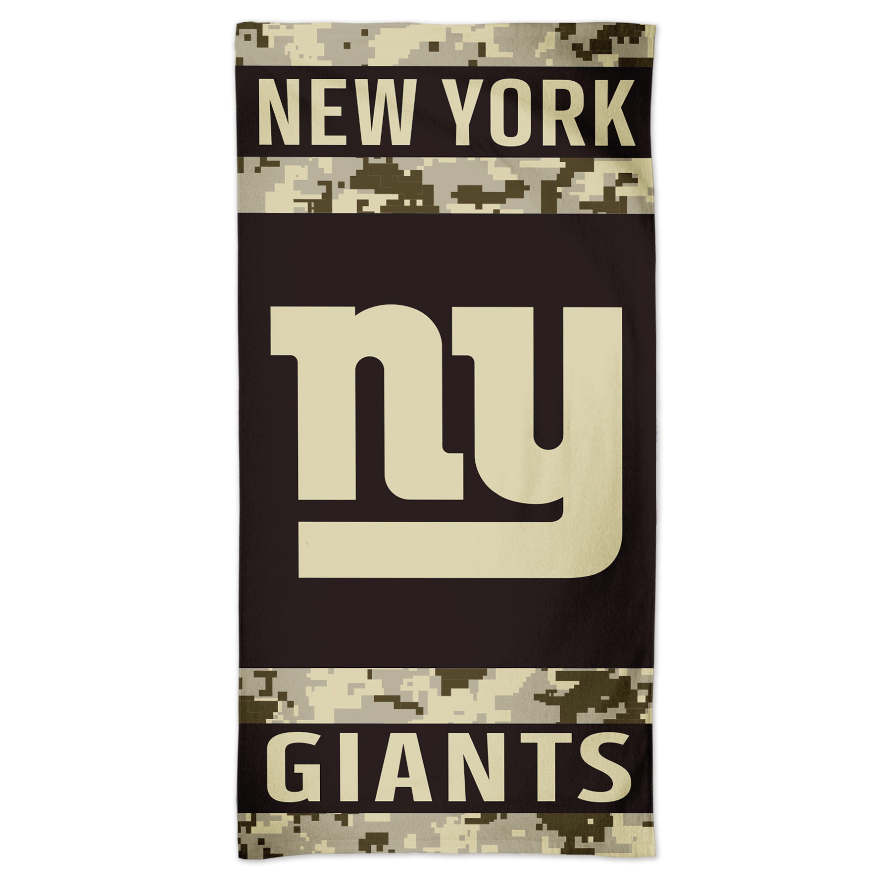 New York Giants Camo Spectra NFL Beach Towel
