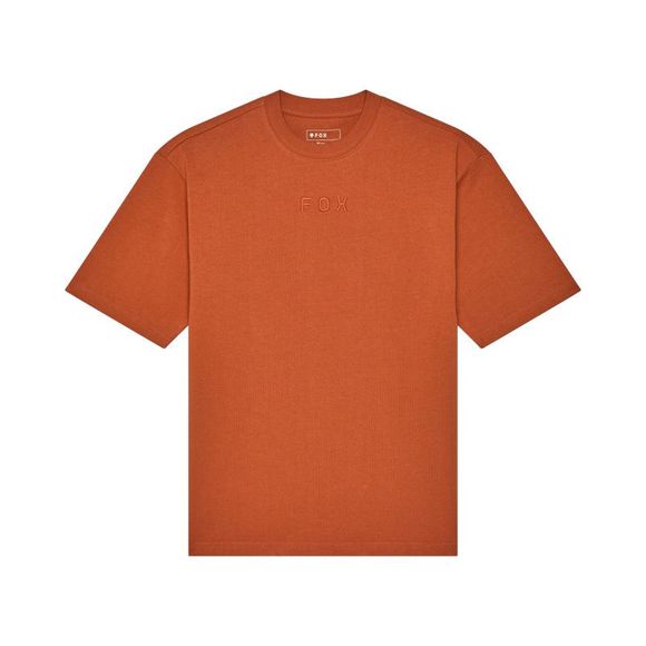 T -shirt short sleeves Fox Wordmark OV - BrownRef: FX5422