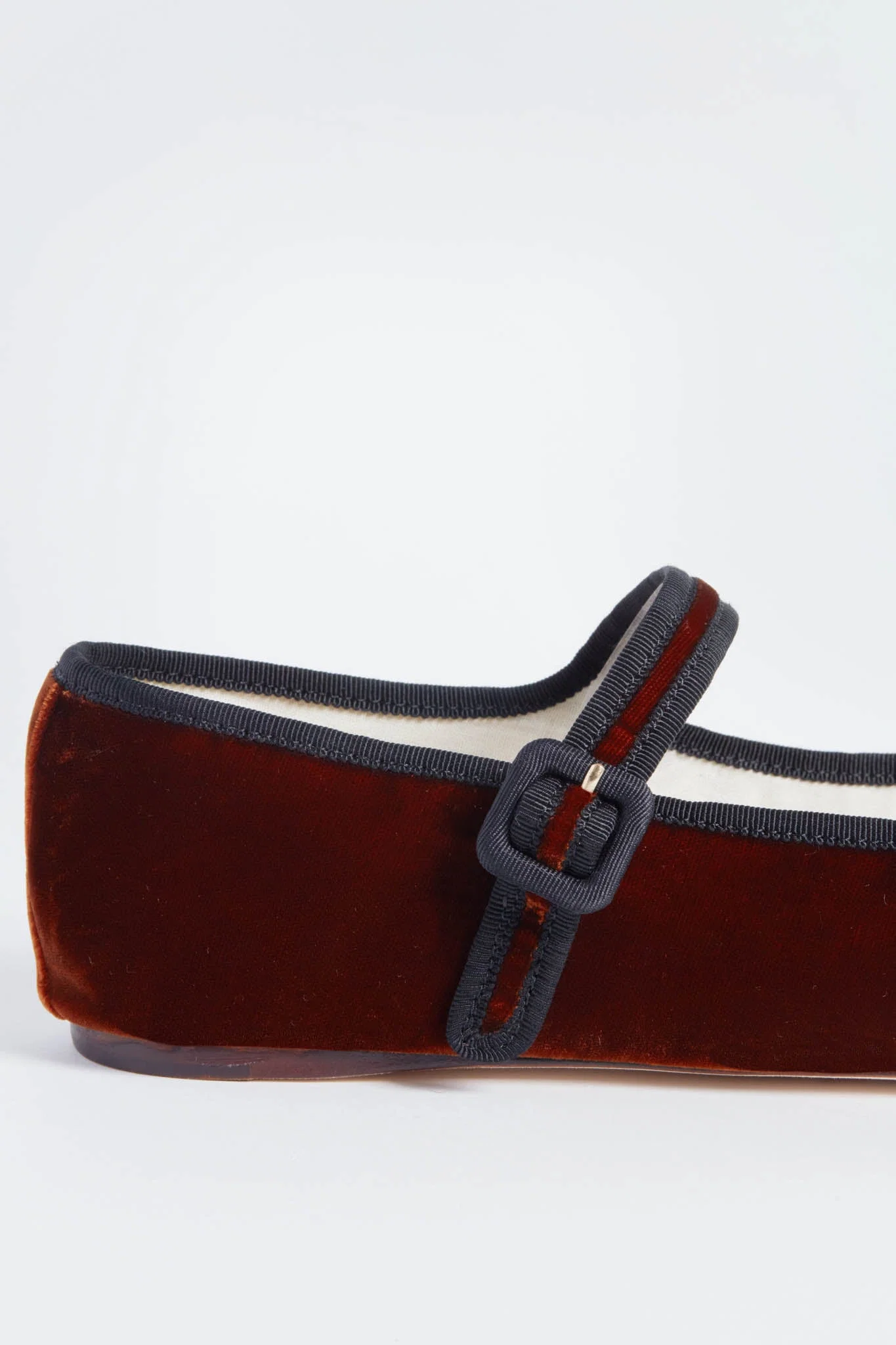 Sienna Velvet Chiara Mary Jane Flats