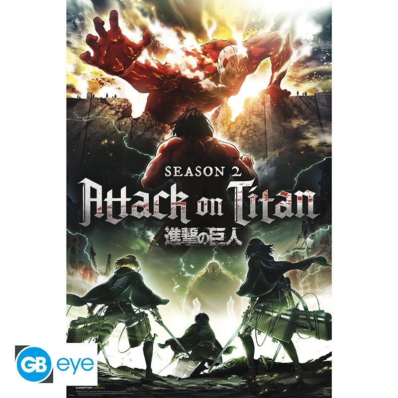 ATTACK ON TITAN Key Art S2 Poster (91,5x61cm)