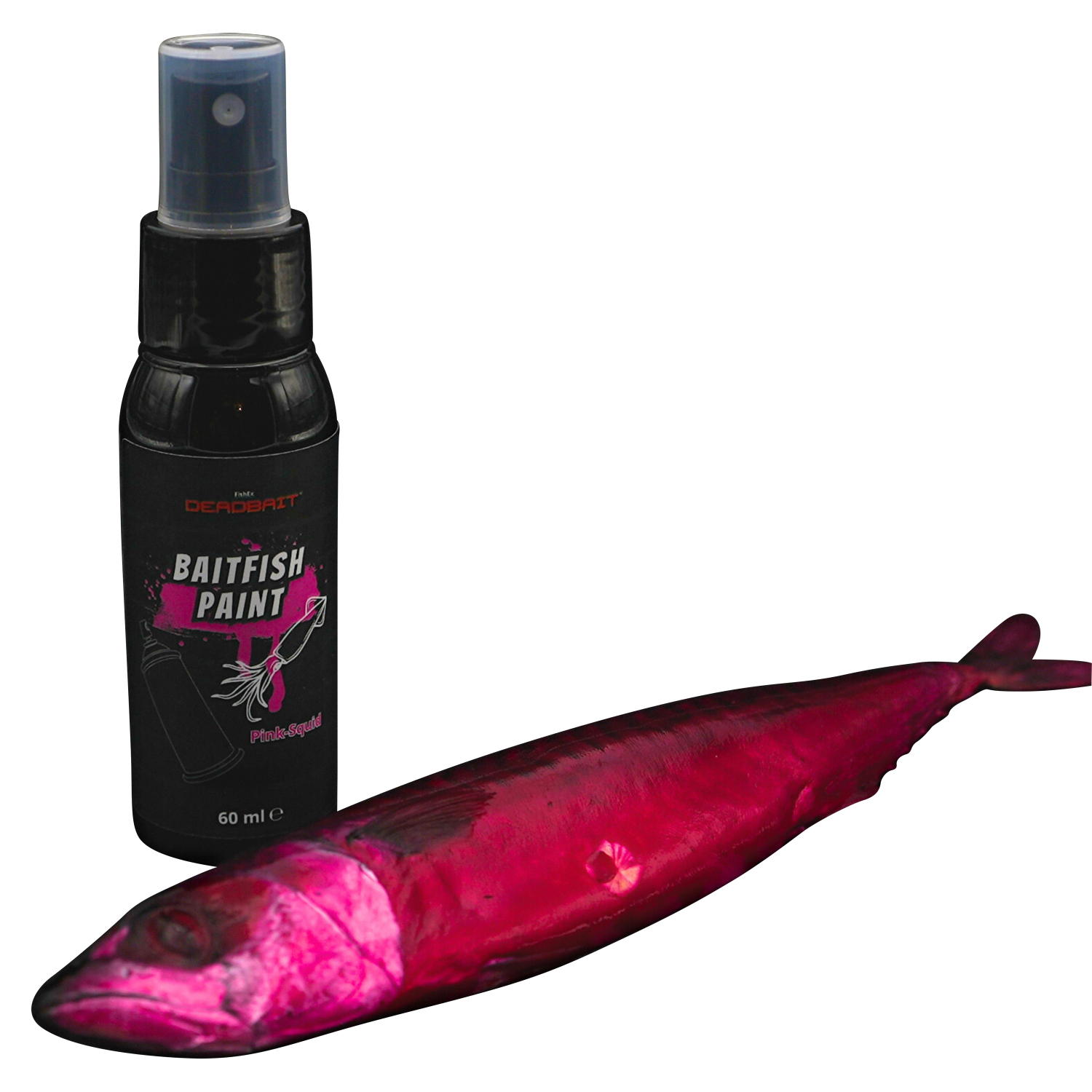 FishEx Deadbait Baitfish PAINT, Pink Squid