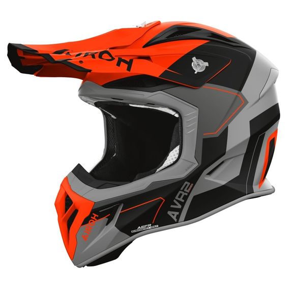 Airoh AVIATOR ACE 2 cross helmet - SHIELD 2026 - Orange / BlackRef: Ar1532-C49838