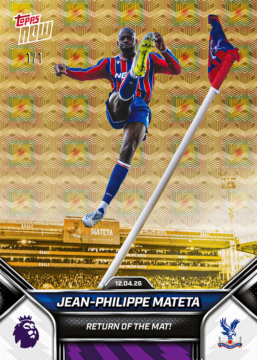 Jean-Philippe Mateta - 2025-26 Premier League Topps NOW® - Card 169