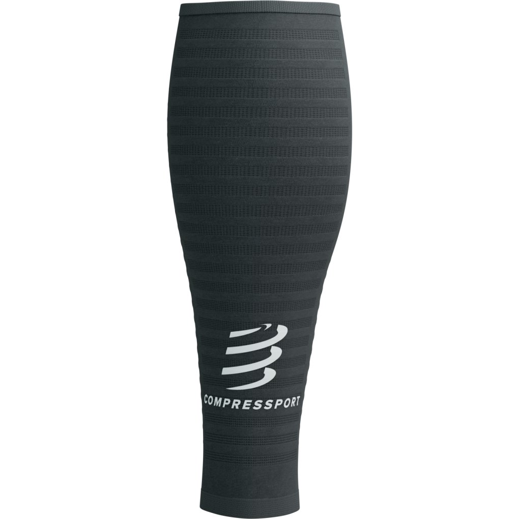 Compressport R2 Aero 2.0 Compression Calf Sleeves - black/white