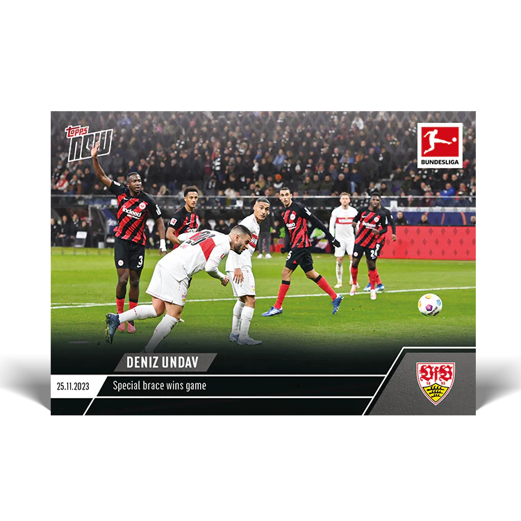 Topps UK - Deniz Undav - Special brace wins game - Bundesliga TOPPS NOW® Card #71