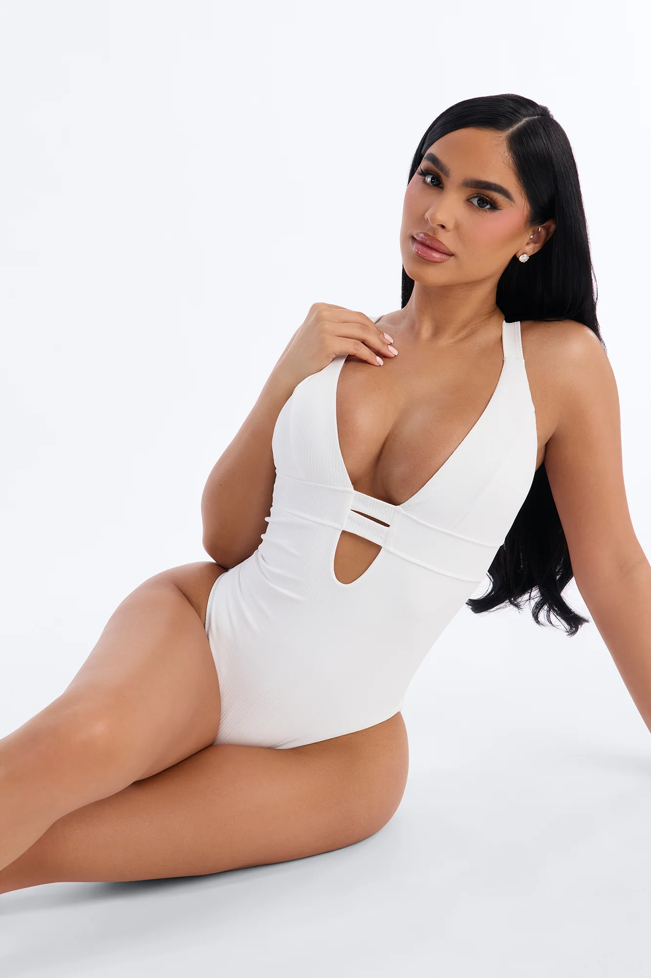 Summer Magic 1 Piece Swimsuit - White