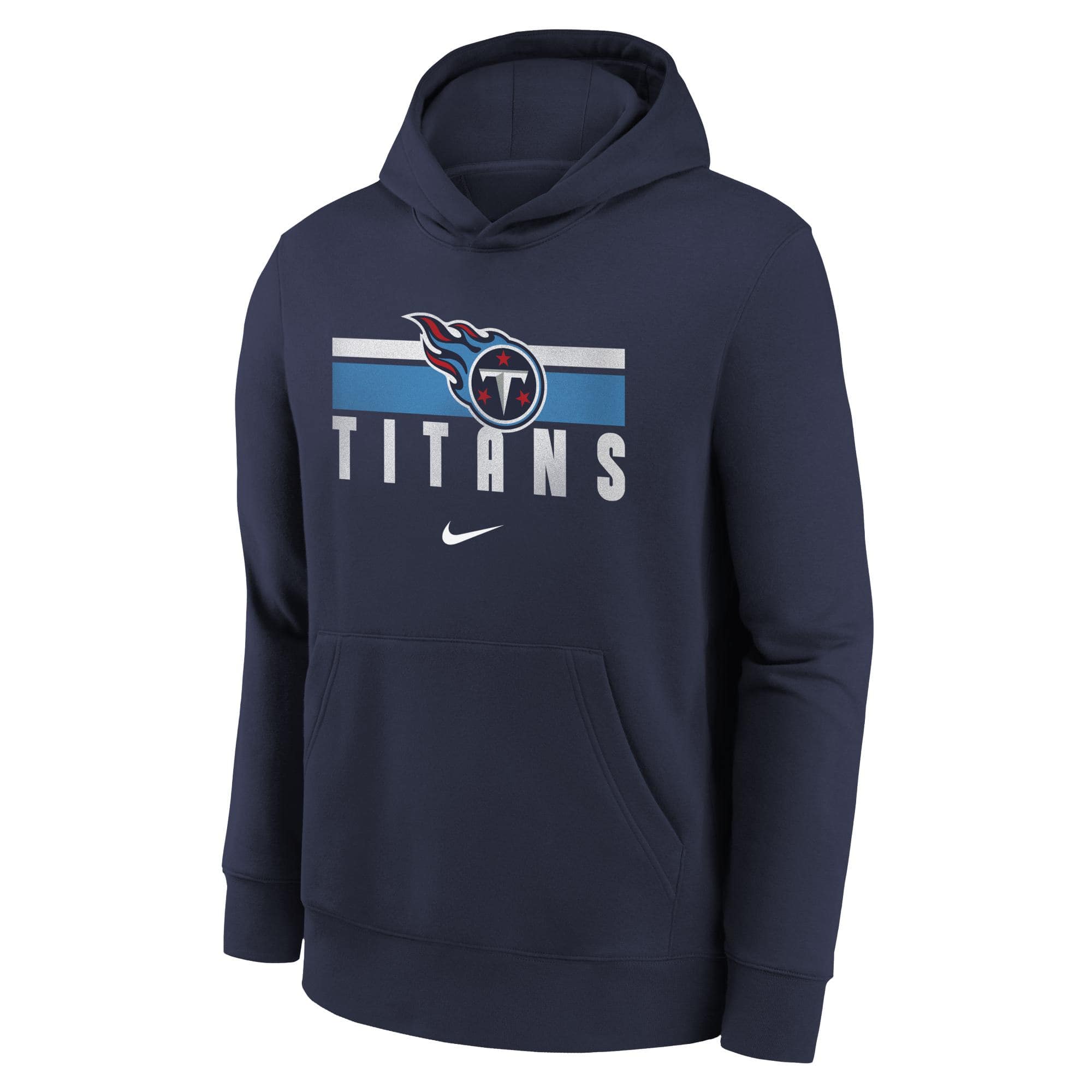 Tennessee Titans NFL Team Stripes Nike Club Hoodie (YOUTH)