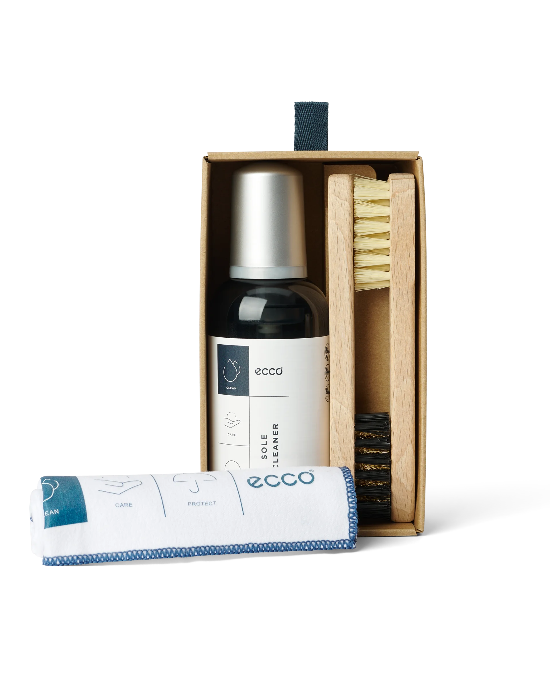 ECCO Sole Cleaning Kit Reinigungsset für die Schuhsohle Transparent 200 ml