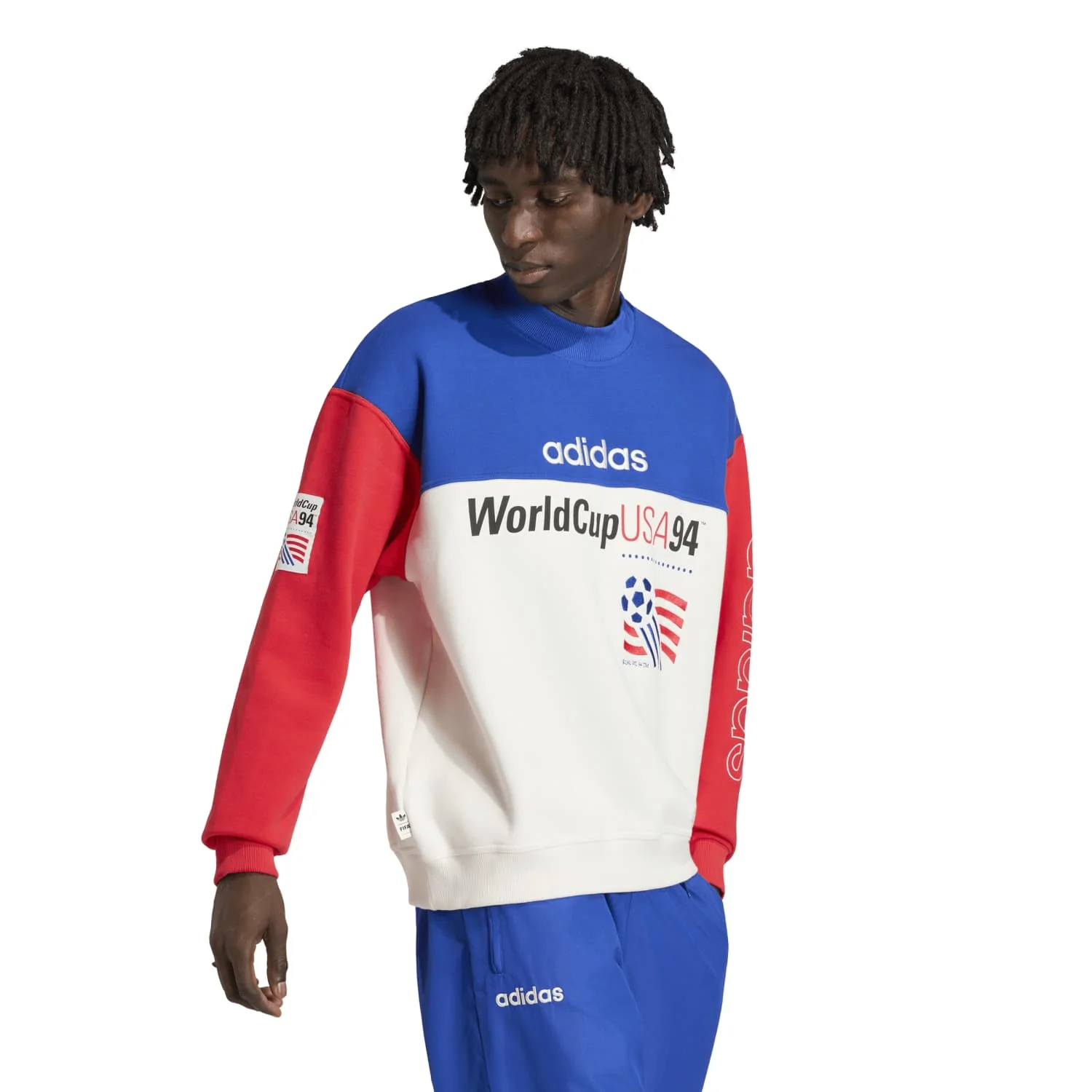 1994 Global Football Series USA Blue/Red Graphic Sweatshirt