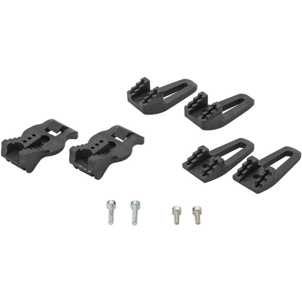 Vaude Step Adjust Oversize Hook (1 pair) - black