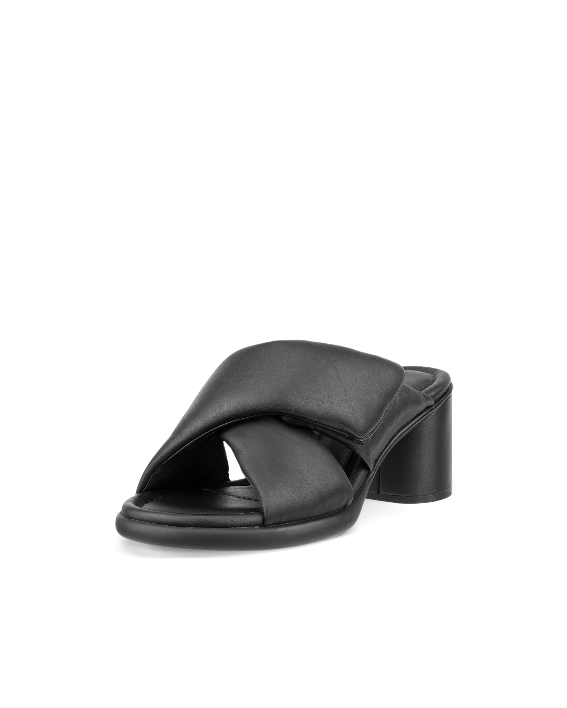 ECCO SCULPTED SANDAL LX 55 Damen Ledersandale mit Absatz Schwarz