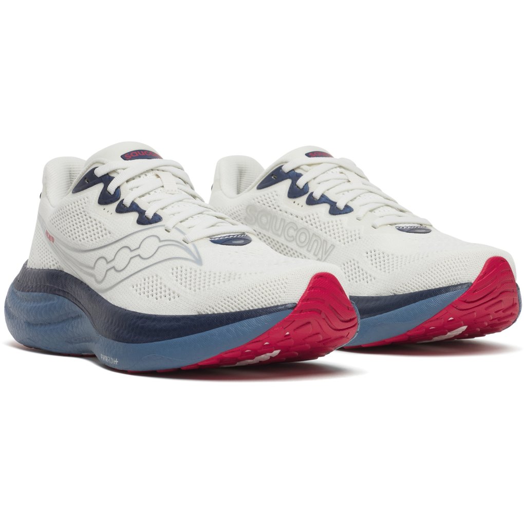 Saucony Ride 19 Running Shoes Men - ivory/storm
