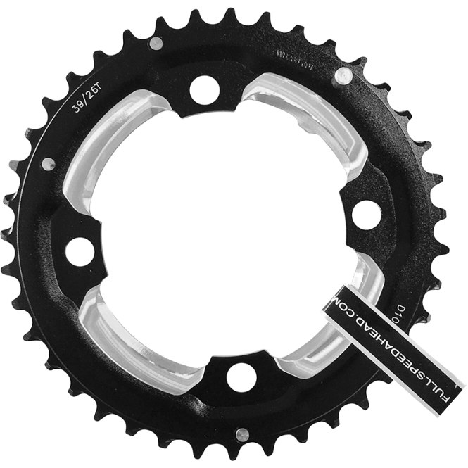 FSA Charinring MTB Pro Aluminium Dobule 4-Arm 104mm 10/11-speed - black
