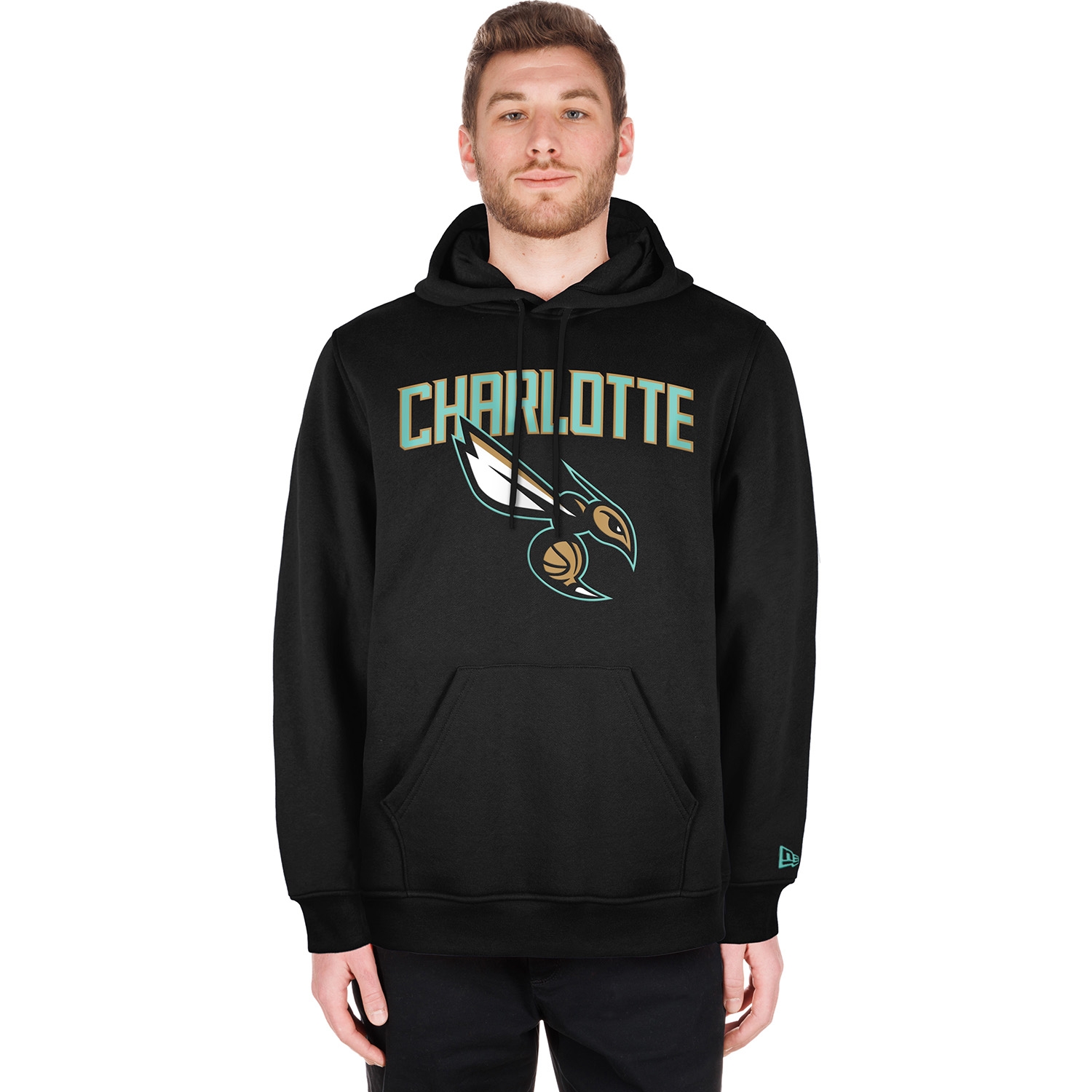 Charlotte Hornets 2024 NBA City Edition New Era Hoodie Black