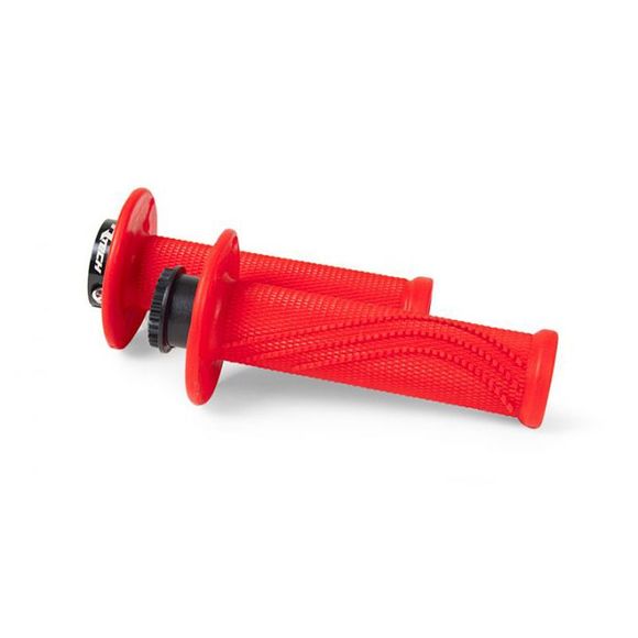 R-tech R20 Lock-on Wave handlebar grips, Universal - RedRef: RTH0651