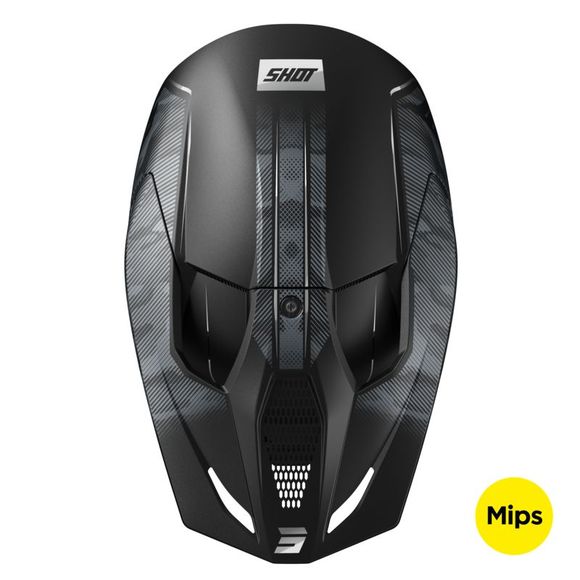 Casque cross Shot RACE - CAMO TACTIC 2025 - Noir / GrisRef : SO2561