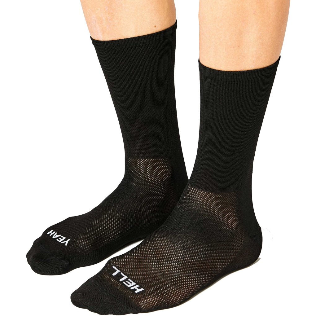 FINGERSCROSSED Hell Yeah 1.0 Cycling Socks - Black #666