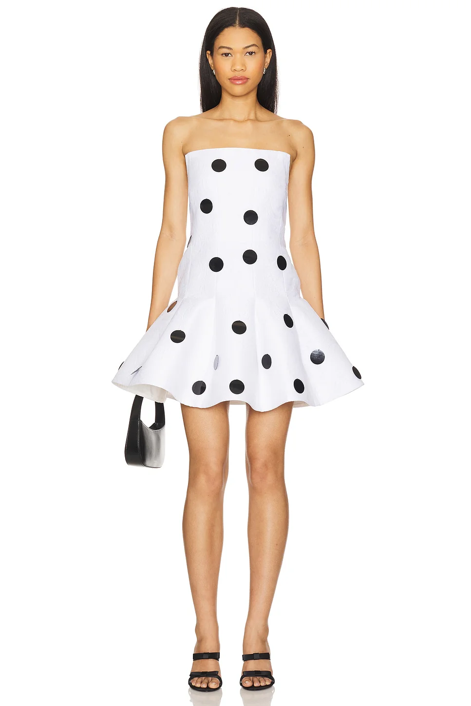 Strapless Flare Mini Dress