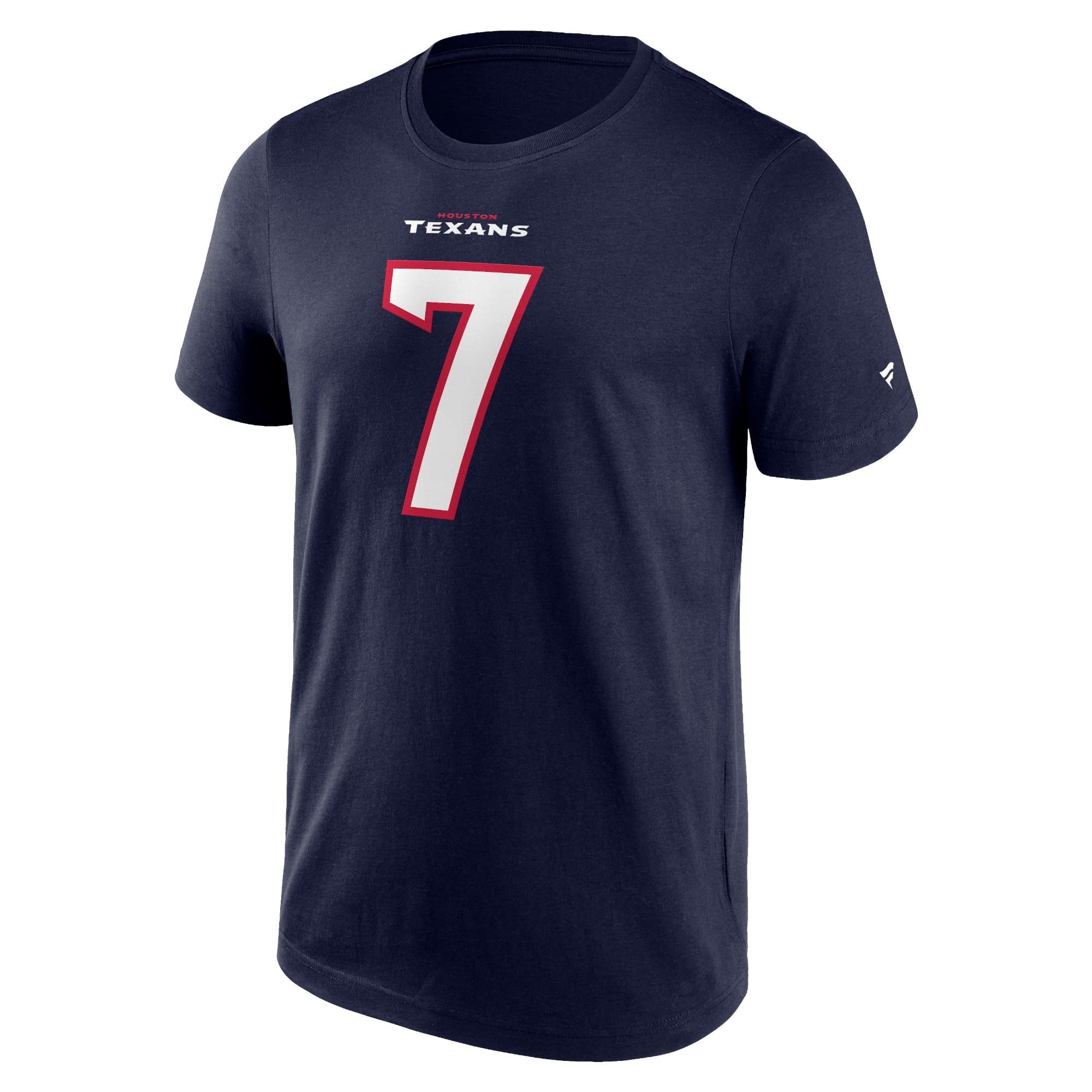 C.J. Stroud #7 Houston Texans Player NFL T-Shirt Navy