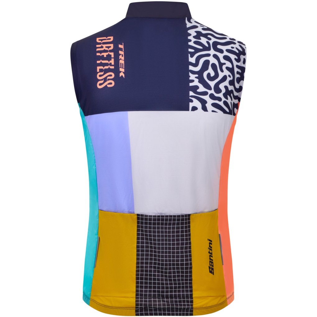Santini Trek Driftless Wind Vest RE545U7526DRI - print
