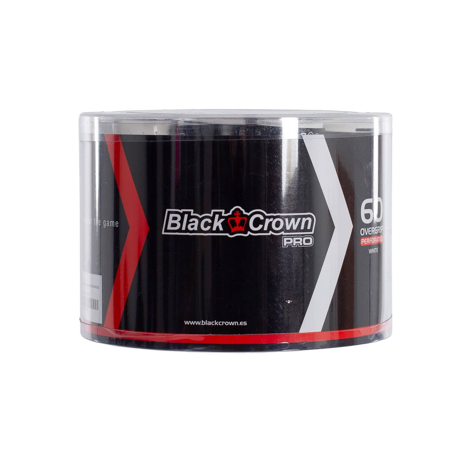 BUCKET 60 BLACK CROWN PERFORATED OVERGRIPS WHITE