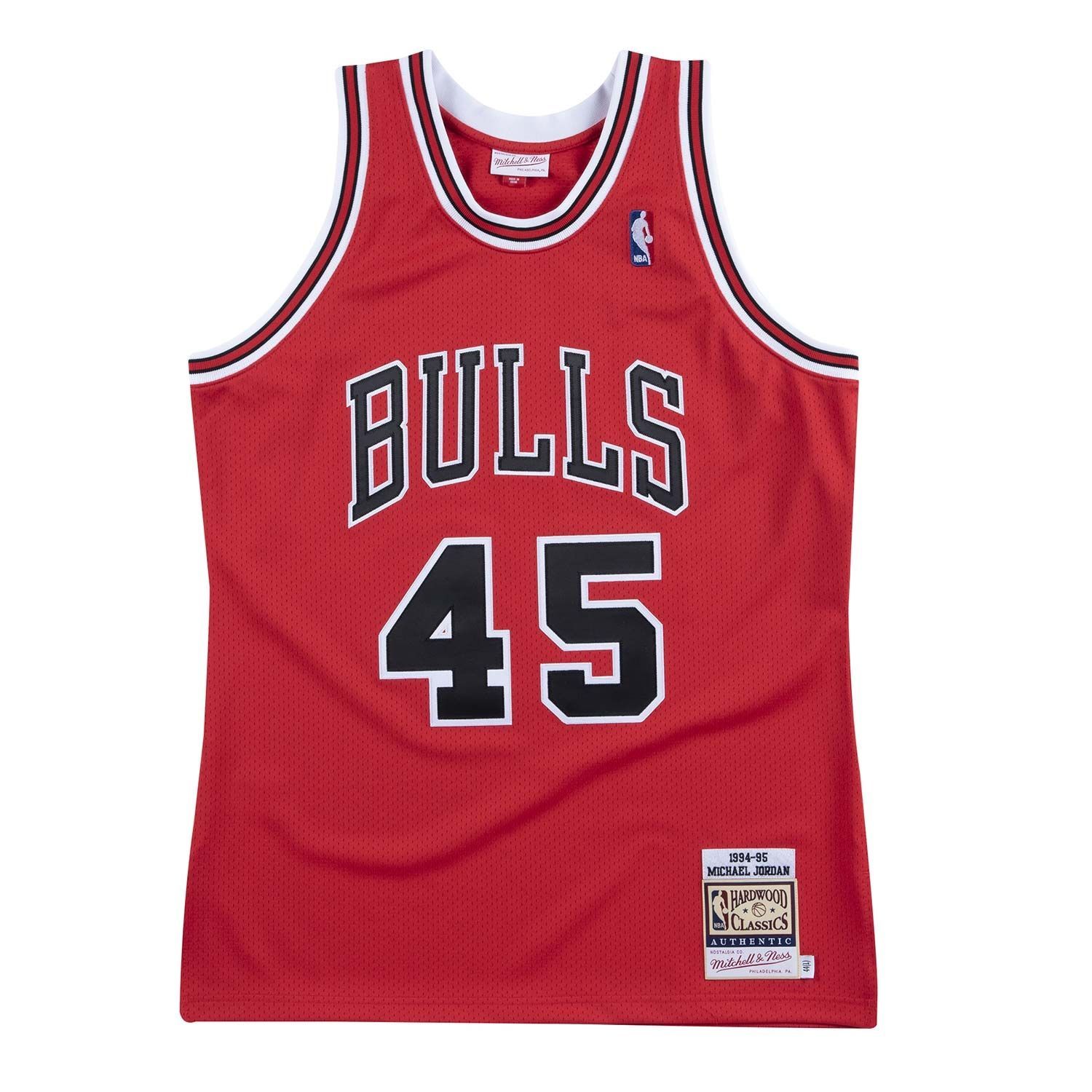 Michael Jordan #45 Chicago Bulls 1994-95 Authentic NBA Jersey Red