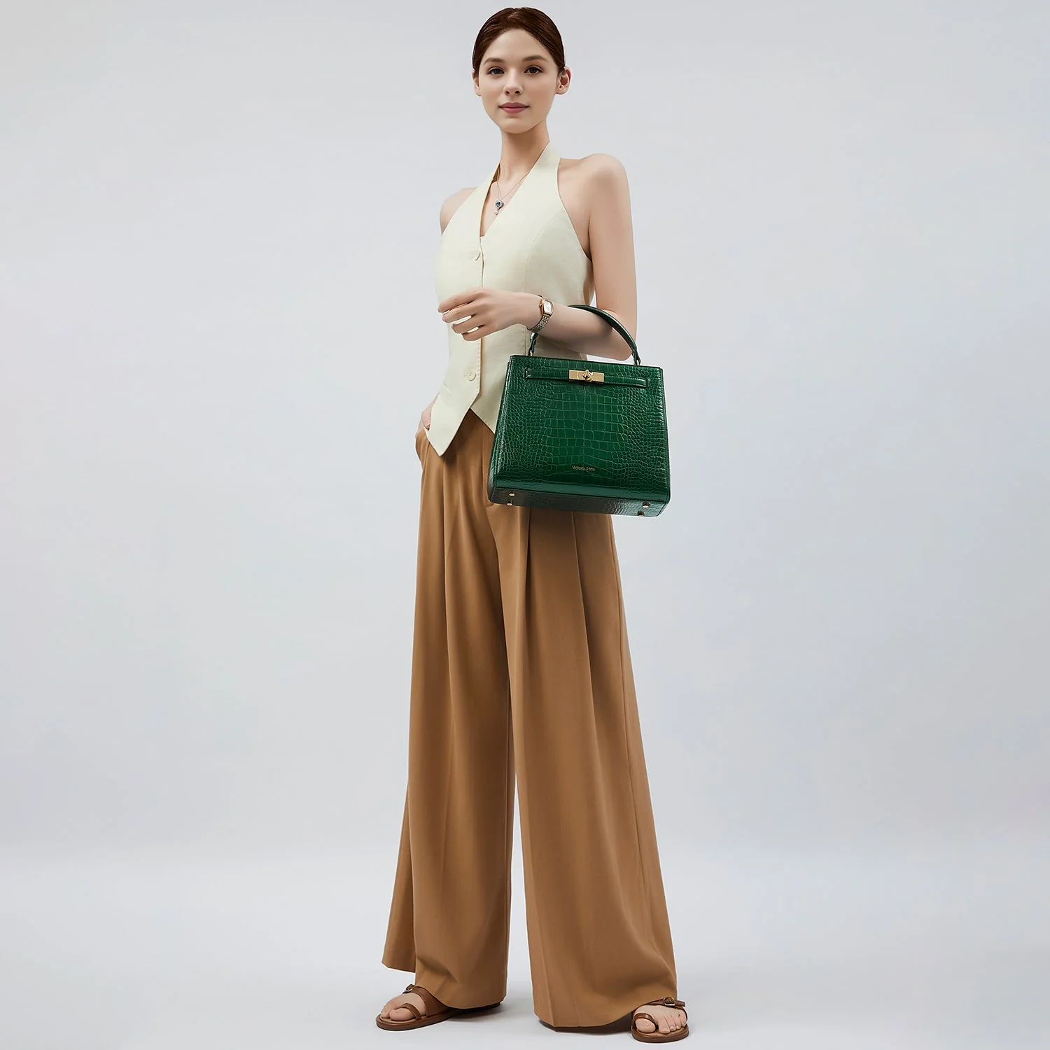 Handbag Victoria III in Green