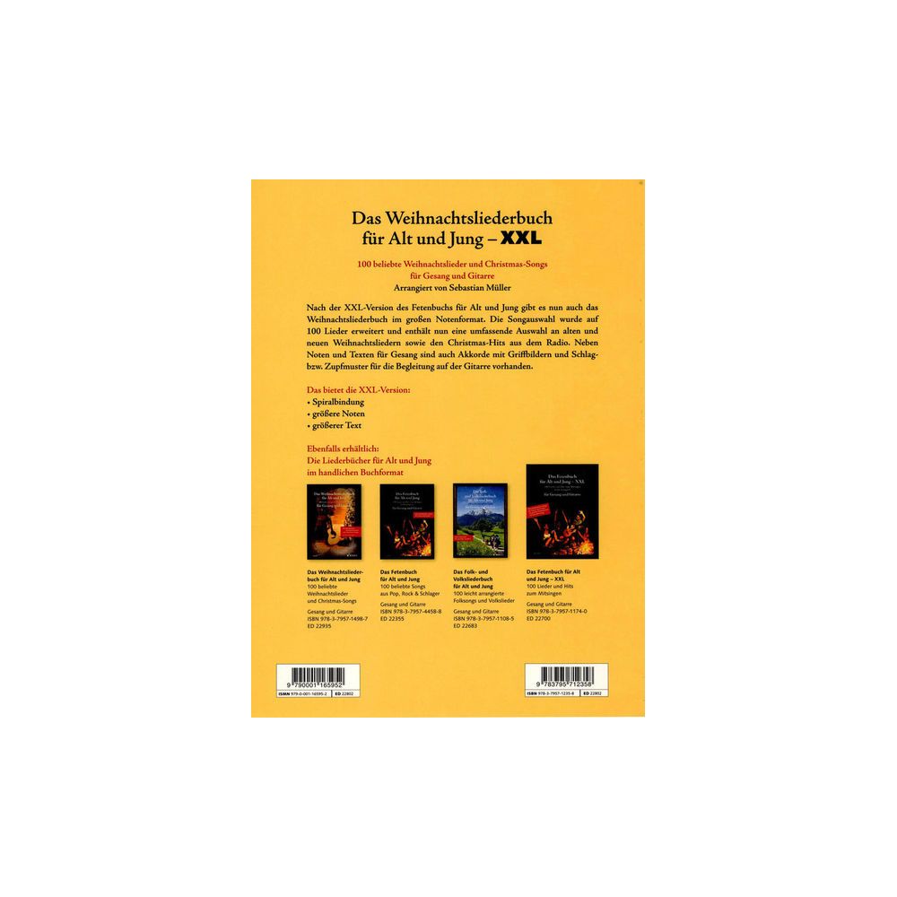 Schott Weihnachtslieder Gitarre XXL – Thomann Ireland