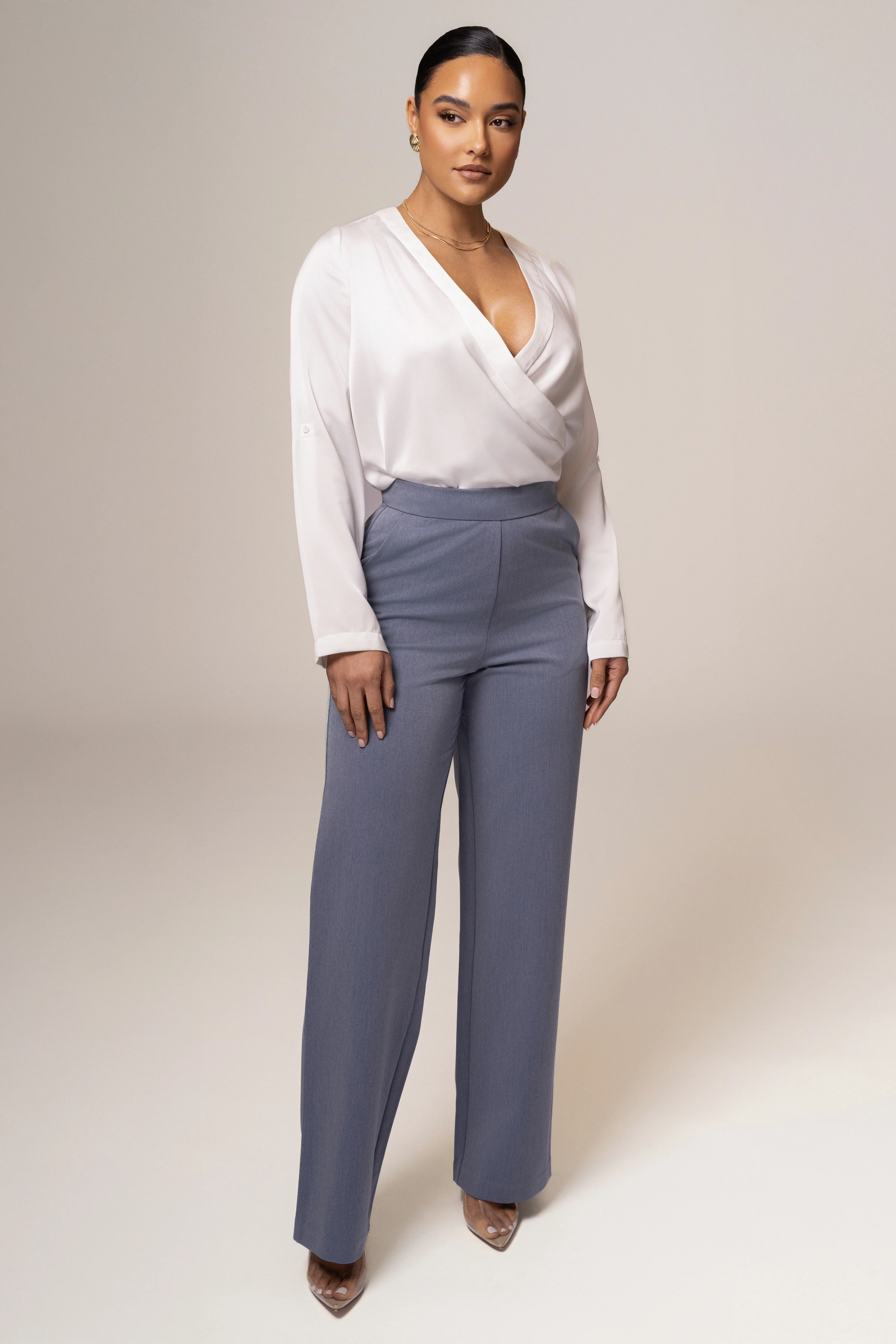 Denim Status Belted Pants