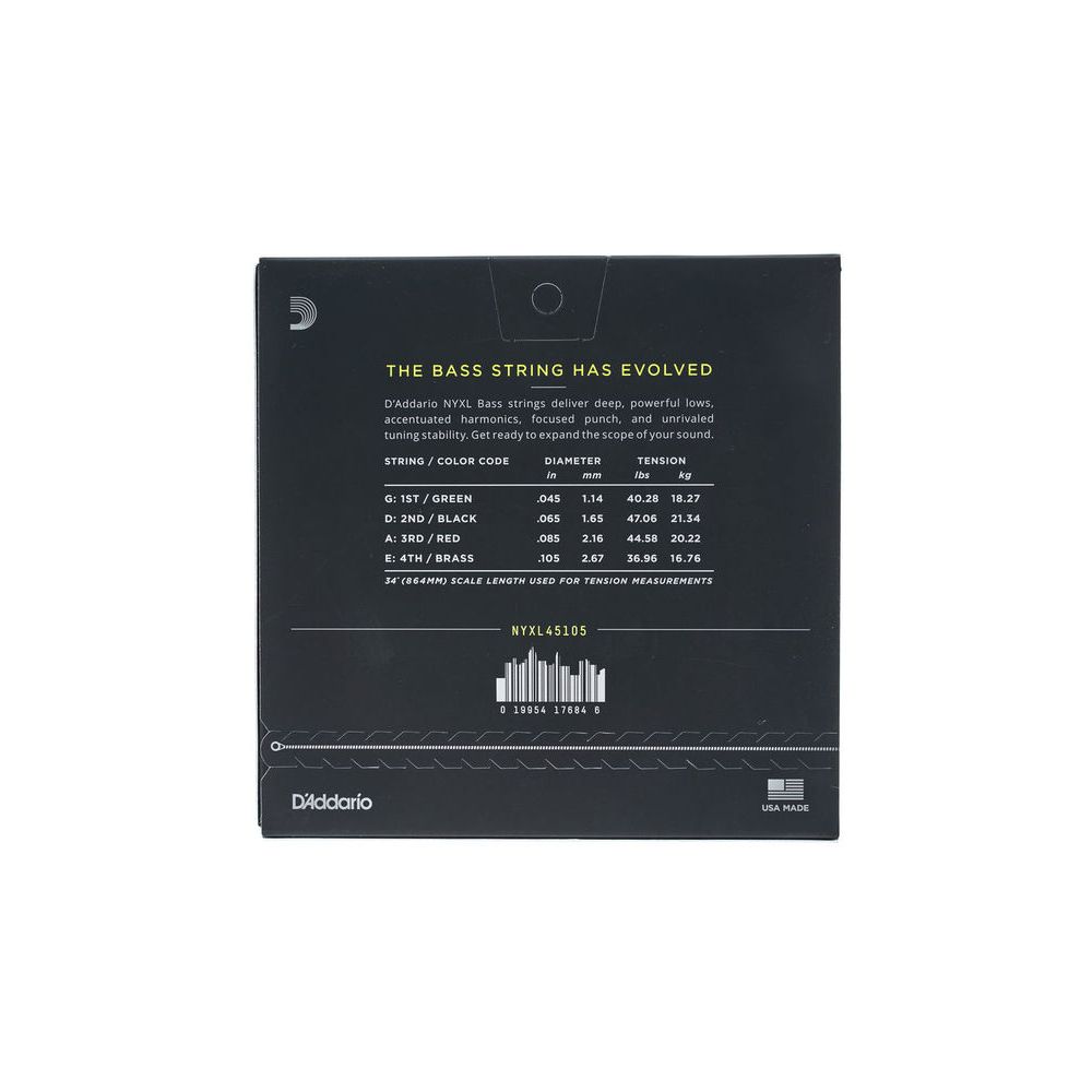 Daddario NYXL45105 Bass Set – Thomann Ireland