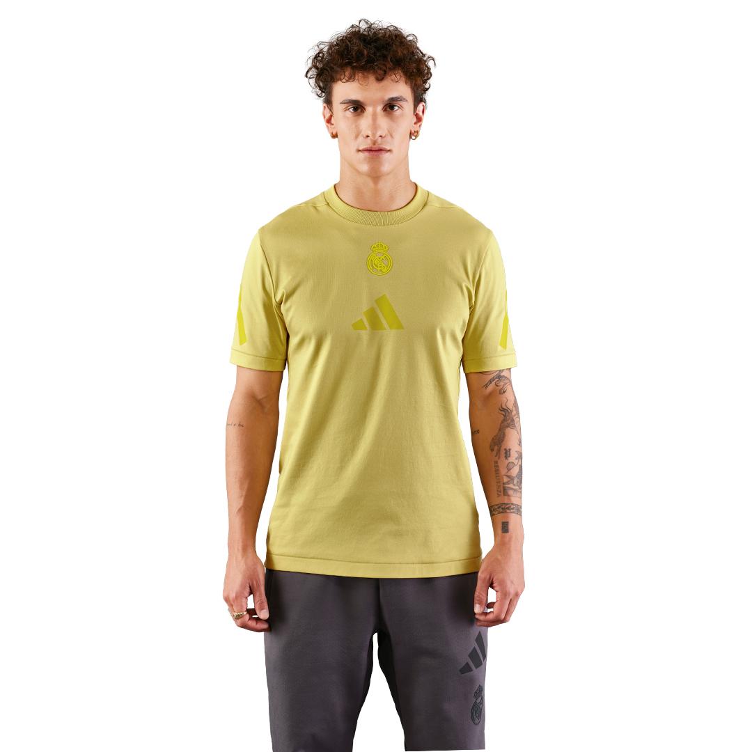 Mens adidas Real Urban T-Shirt Yellow