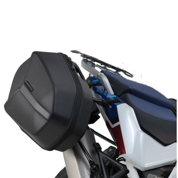 SW-MOTECH AERO ABS Suitcase WITH SUPPORT (2 x 25 Liters) - BlackRef: kft.01.942.60101/b
