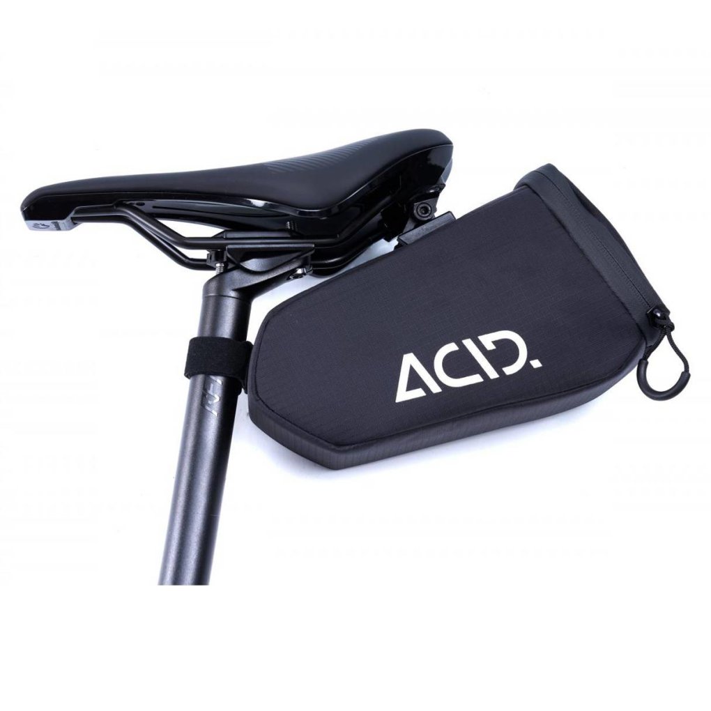 ACID CLICK 1 Saddle Bag | CLICK x SILink Natural Fit - black