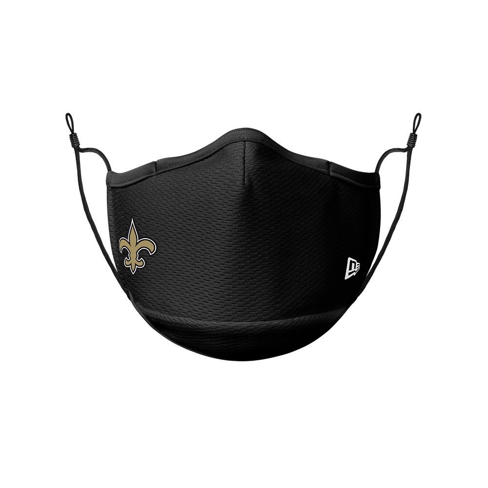New Orleans Saints Official NFL On-Field Face Mask Black