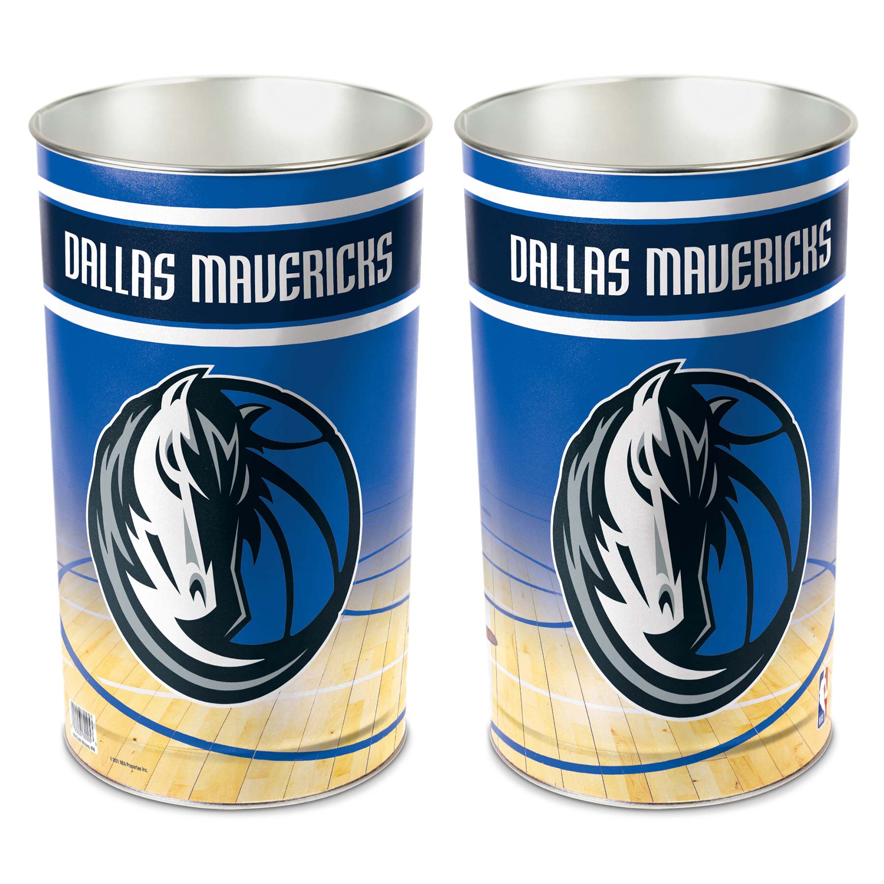 Dallas Mavericks WinCraft Metal NBA Wastebasket