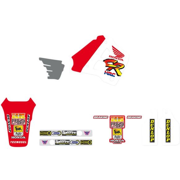 Kit déco Tecnosel VINTAGE TEAM HONDA 1991Ref : 4302-6249 / 43026249